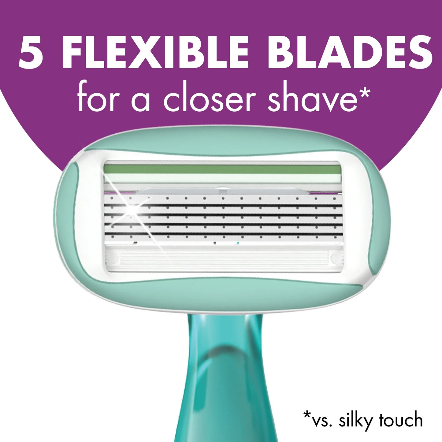 BIC Soleil 5 Sensitive Women's 5-Blade Disposable Razors, 2 Count