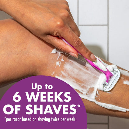 BIC Soleil 5 Sensitive Women's 5-Blade Disposable Razors, 2 Count