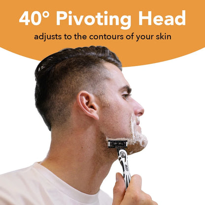 BIC Flex 5 Disposable Razors for Men, with 5 Blades, 2 Count