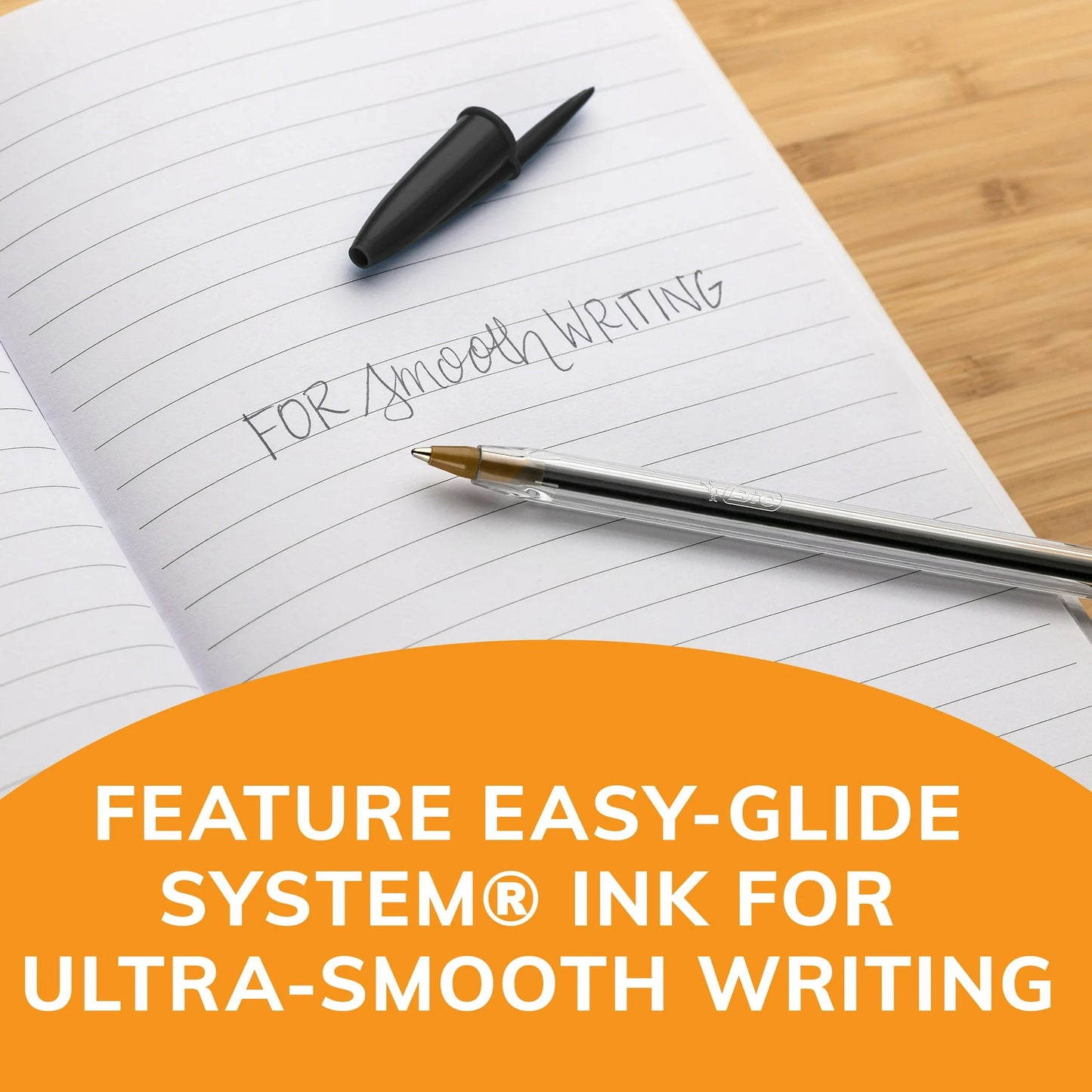 BIC Cristal Xtra Smooth Medium Point Ball Pen, Black Ink, 10 Pack