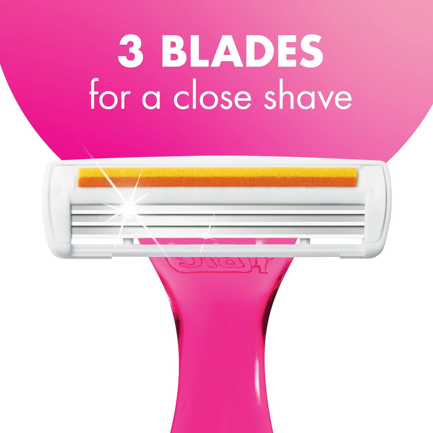 BIC Soleil 3 Simply Women's Disposable Razors, 3 Blades, 3 Count