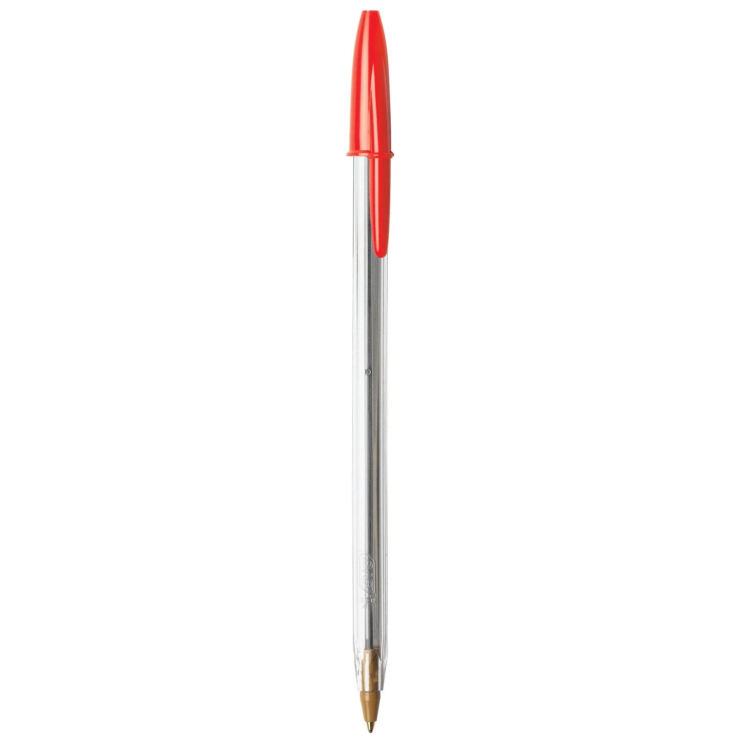 BIC Cristal Xtra Smooth Ballpoint Pen, Medium Point, 1.0 mm, Red Ink, 10 Count