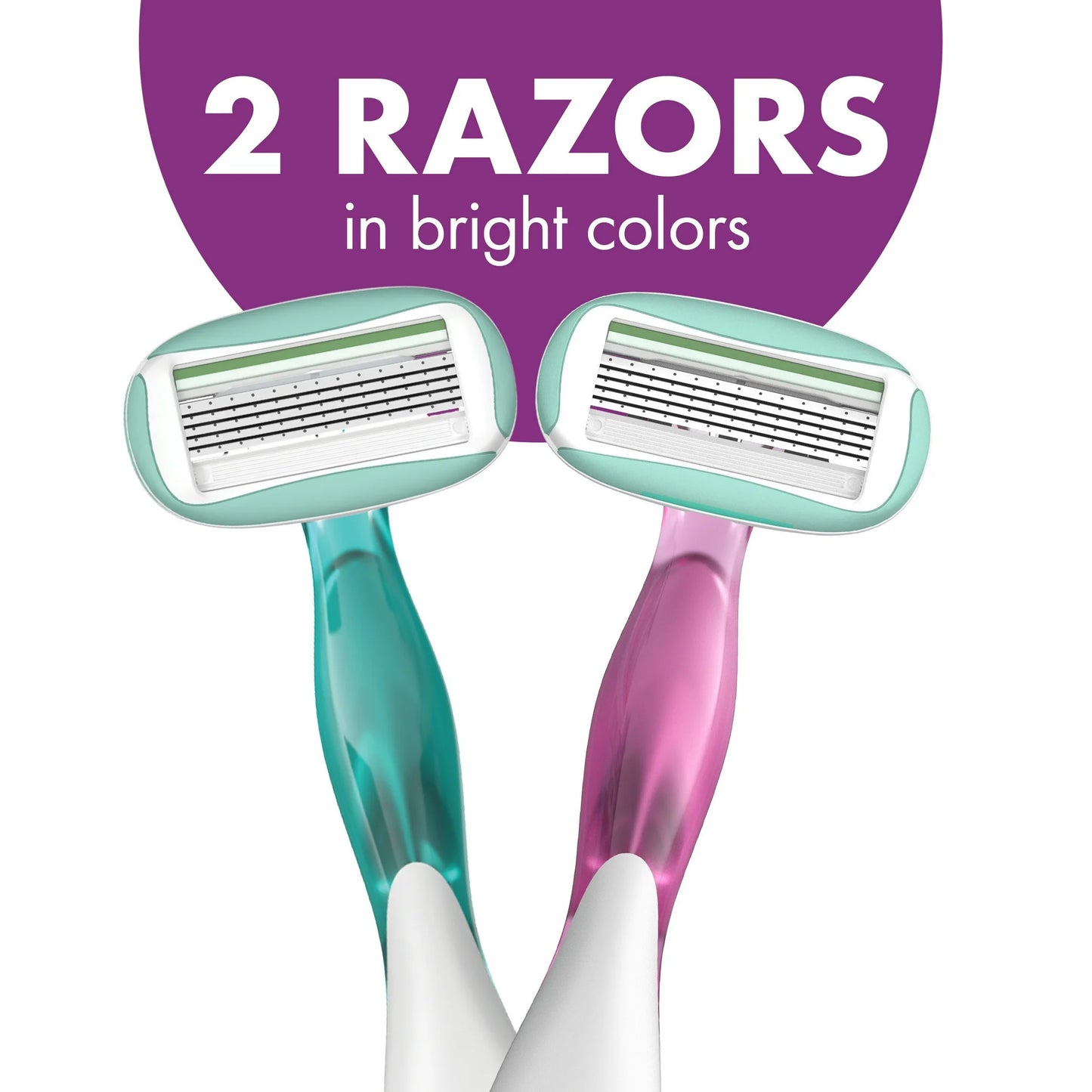 BIC Soleil 5 Sensitive Women's 5-Blade Disposable Razors, 2 Count