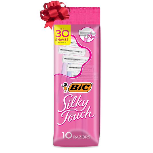 BIC Silky Touch Women's Disposable Razors 10 Count Pack
