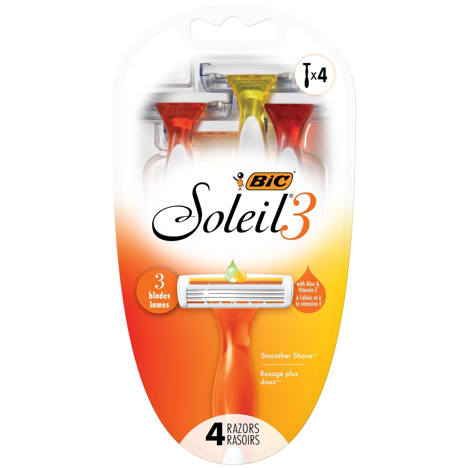 BIC Soleil Women's 3-Blade Disposable Razors – Welcome Mart 21