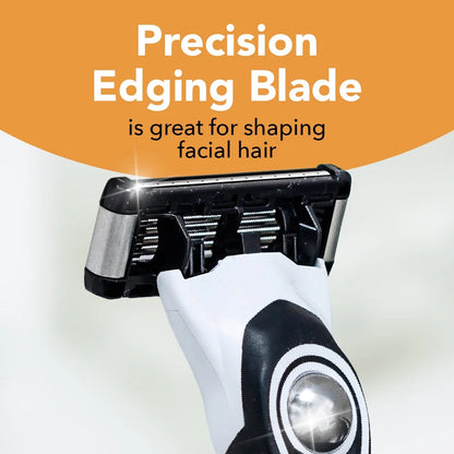 BIC Flex 5 Refillable Men's 5-Blade Manual Razors with 1 Handle and 3 Cartridges