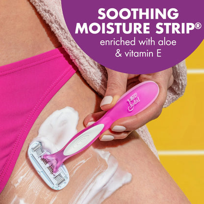 BIC Soleil 5 Sensitive Women's 5-Blade Disposable Razors, 2 Count