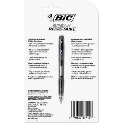 BIC Break Resistant Mechanical Pencil 0.7 mm, 4 Count