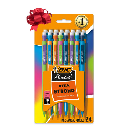 BIC Xtra Strong 0.9mm Mechanical Pencil, 24 Count