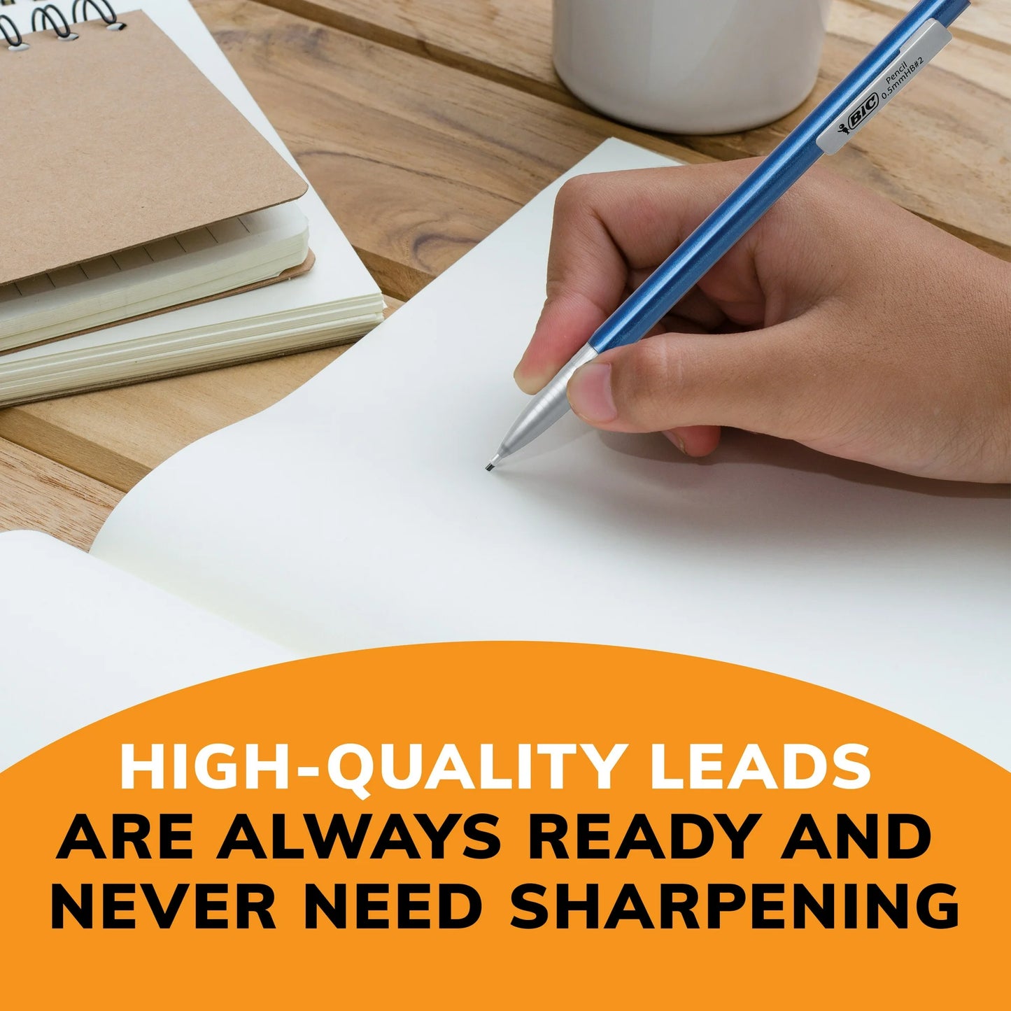 BIC Xtra-Precision Mechanical Pencil, Metallic Barrels, #2 Pencil, 24 Count