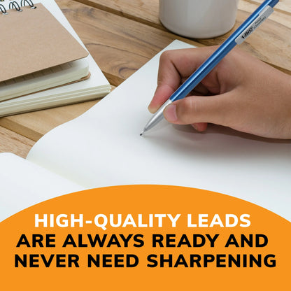 BIC Xtra-Precision Mechanical Pencil, Metallic Barrels, #2 Pencil, 24 Count